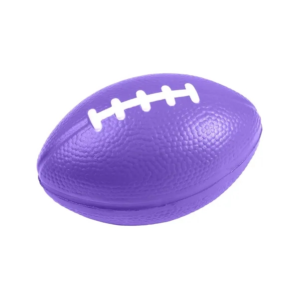 Football shaped stress reliever made of polyurethane foam; customization included.... from ASI 34063 alphabroder