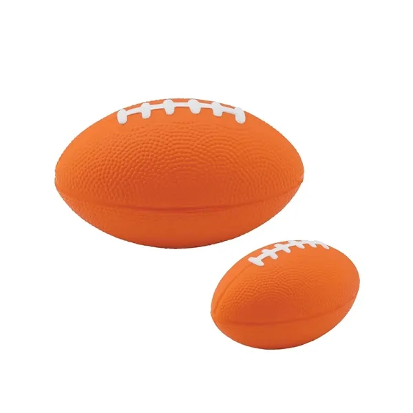 5" x 3" football shaped stress reliever made of polyurethane foam... from ASI 34063 alphabroder