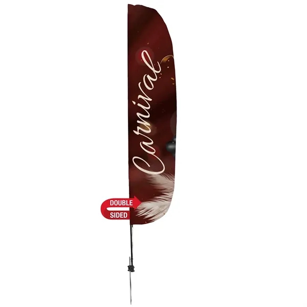 15' flutter flag with stadium shape, rounded corners and double-sided graphics.... from ASI 87188 Showdown Displays