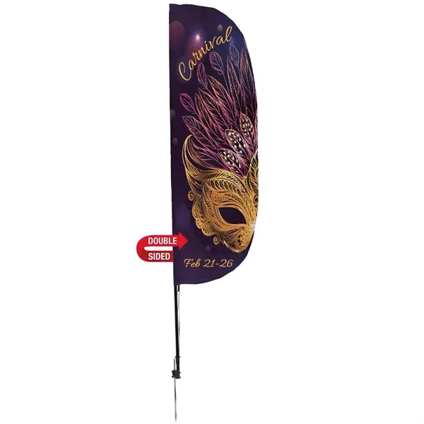 10' flutter flag with stadium shape, rounded corners and double-sided graphics.... from ASI 87188 Showdown Displays