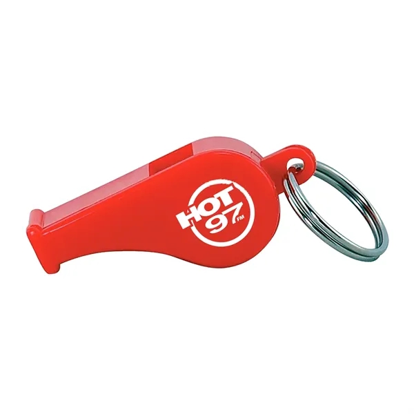 Plastic Whistle Keychain.... from ASI 52710 Lincoln Line