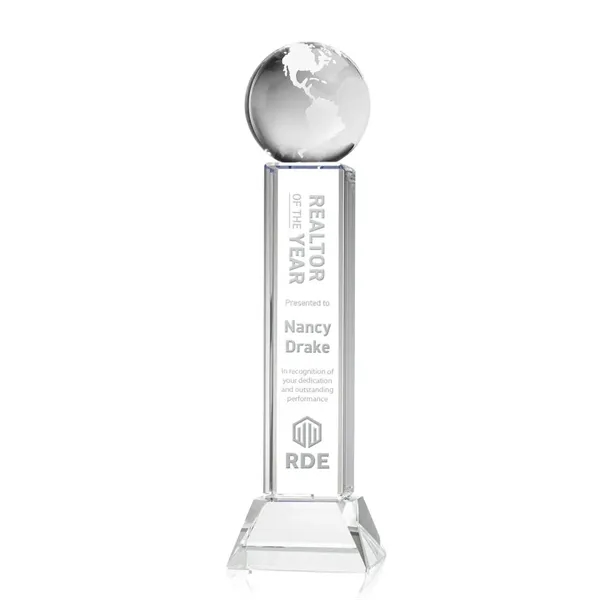 Globe Award on Stowe Base - Clear... from ASI 84592 St Regis Group / St Regis