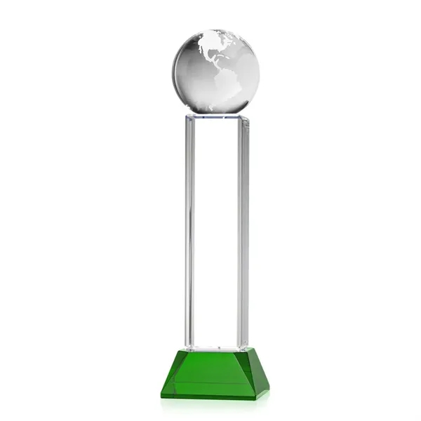Globe Award on Stowe Base - Green... from ASI 84592 St Regis Group / St Regis