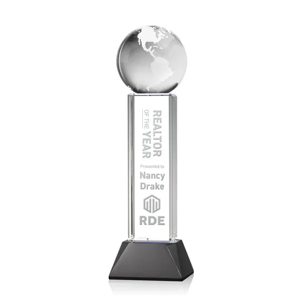 Globe Award on Stowe Base - Black... from ASI 84592 St Regis Group / St Regis