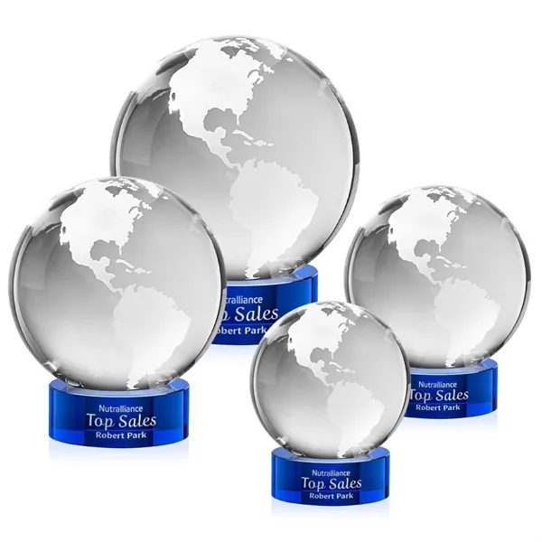 Globe Award on Stanrich Base - Blue... from ASI 84592 St Regis Group / St Regis