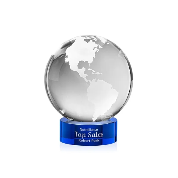 Globe Award on Stanrich Base - Blue... from ASI 84592 St Regis Group / St Regis