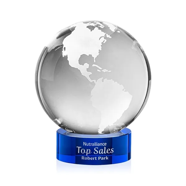 Globe Award on Stanrich Base - Blue... from ASI 84592 St Regis Group / St Regis