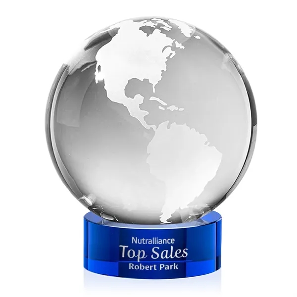 Globe Award on Stanrich Base - Blue... from ASI 84592 St Regis Group / St Regis
