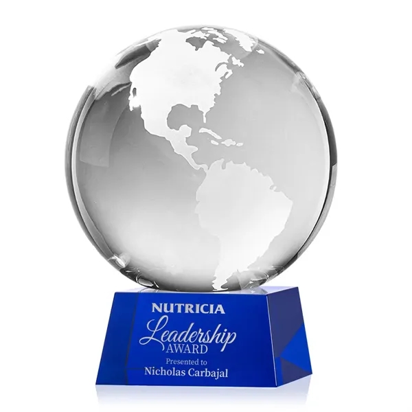 Globe Award on Robson Base - Blue... from ASI 84592 St Regis Group / St Regis