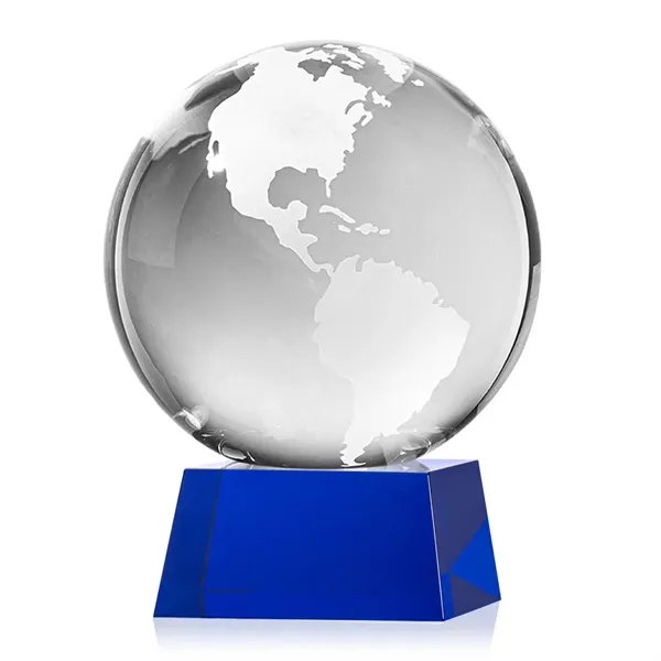 Globe Award on Robson Base - Blue... from ASI 84592 St Regis Group / St Regis