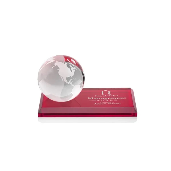 Globe Award on Rectangle Award - Red... from ASI 84592 St Regis Group / St Regis