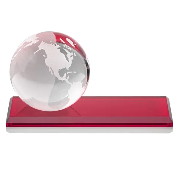 Globe Award on Rectangle Award - Red... from ASI 84592 St Regis Group / St Regis