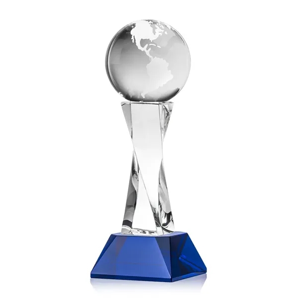 Globe Award on Langport Base - Blue... from ASI 84592 St Regis Group / St Regis