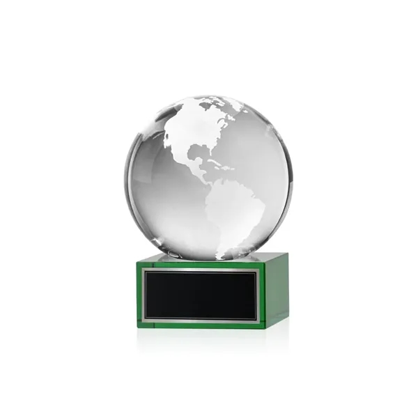 Globe Award on Hancock Base - Green... from ASI 84592 St Regis Group / St Regis