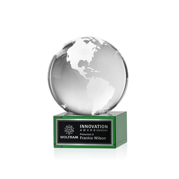Globe Award on Hancock Base - Green... from ASI 84592 St Regis Group / St Regis