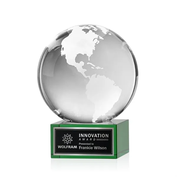 Globe Award on Hancock Base - Green... from ASI 84592 St Regis Group / St Regis
