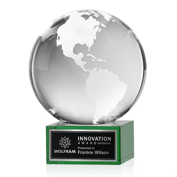 Globe Award on Hancock Base - Green... from ASI 84592 St Regis Group / St Regis