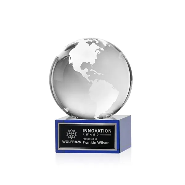 Globe Award on Hancock Base - Blue... from ASI 84592 St Regis Group / St Regis