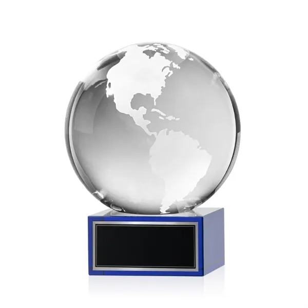 Globe Award on Hancock Base - Blue... from ASI 84592 St Regis Group / St Regis