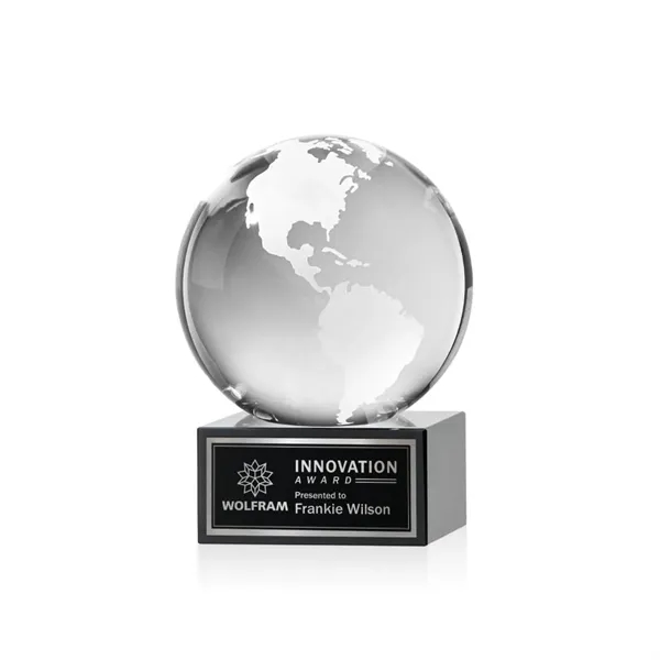 Globe Award on Hancock Base - Black... from ASI 84592 St Regis Group / St Regis
