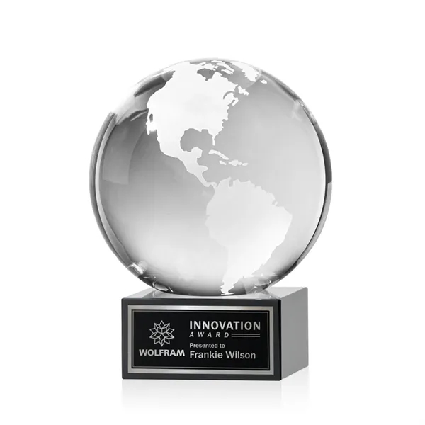 Globe Award on Hancock Base - Black... from ASI 84592 St Regis Group / St Regis