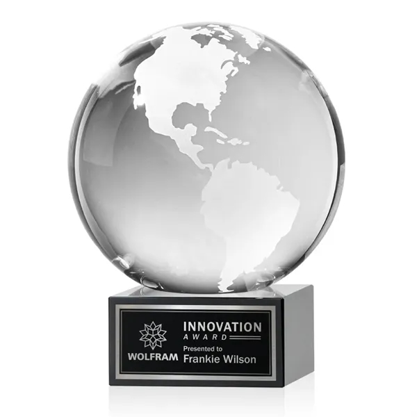 Globe Award on Hancock Base - Black... from ASI 84592 St Regis Group / St Regis