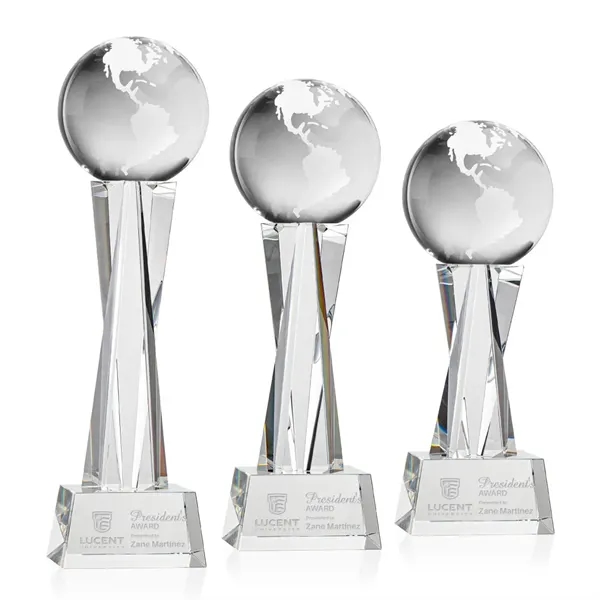 Globe Award on Grafton Base - Clear... from ASI 84592 St Regis Group / St Regis