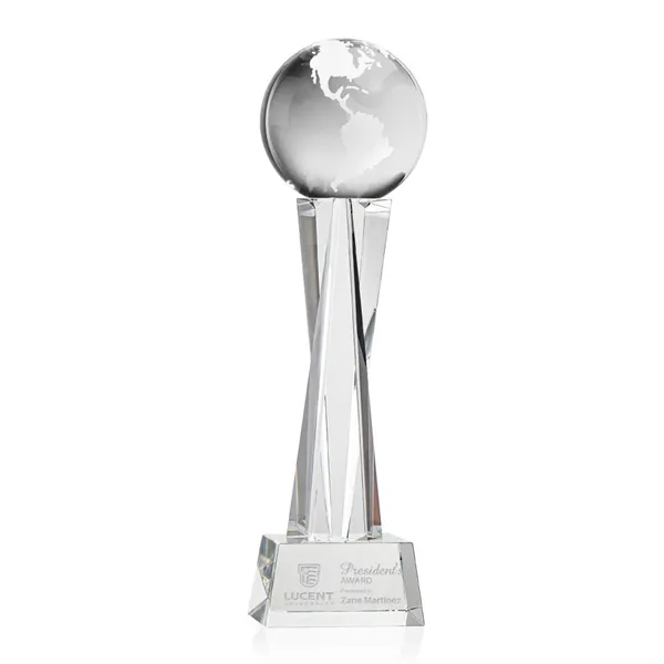 Globe Award on Grafton Base - Clear... from ASI 84592 St Regis Group / St Regis