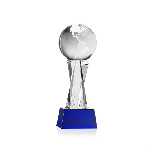 Globe Award on Grafton Base - Blue... from ASI 84592 St Regis Group / St Regis