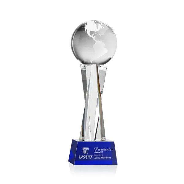 Globe Award on Grafton Base - Blue... from ASI 84592 St Regis Group / St Regis