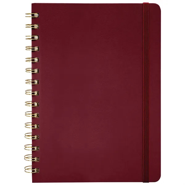 Hardcover  PU Leather Spiral Notebook... from ASI 80060 VisionUSA