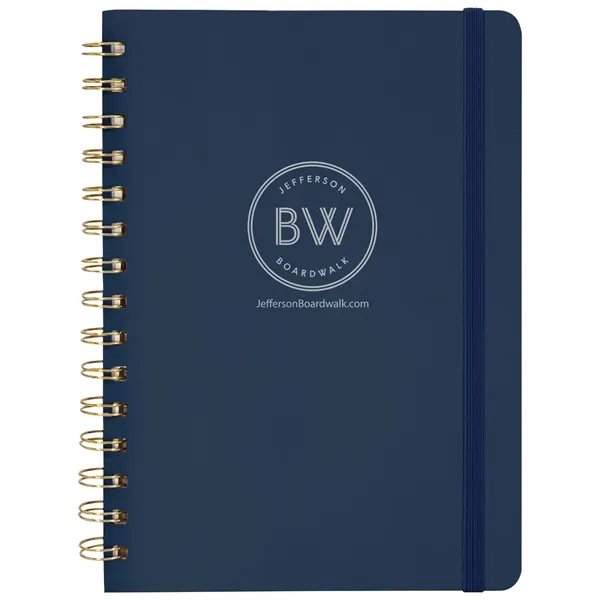 Hardcover  PU Leather Spiral Notebook... from ASI 80060 VisionUSA