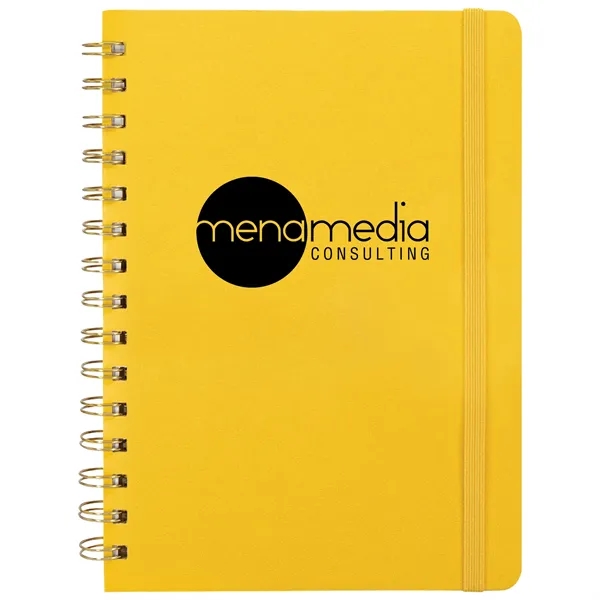 Hardcover  PU Leather Spiral Notebook... from ASI 80060 VisionUSA