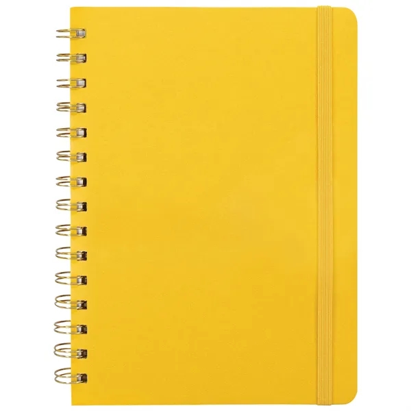 Hardcover  PU Leather Spiral Notebook... from ASI 80060 VisionUSA