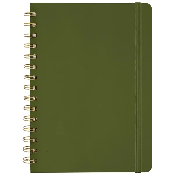 Hardcover  PU Leather Spiral Notebook... from ASI 80060 VisionUSA