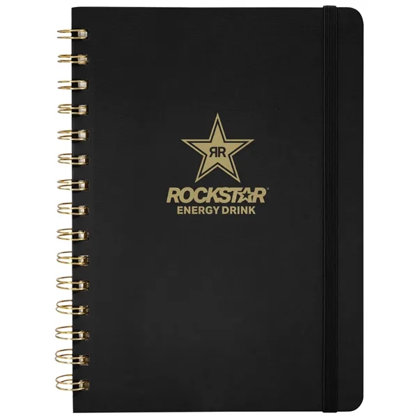 Hardcover  PU Leather Spiral Notebook... from ASI 80060 VisionUSA