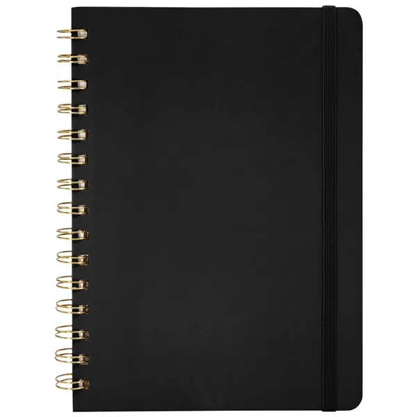 Hardcover  PU Leather Spiral Notebook... from ASI 80060 VisionUSA