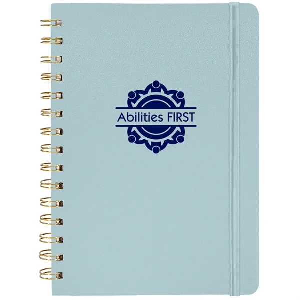 Hardcover  PU Leather Spiral Notebook... from ASI 80060 VisionUSA