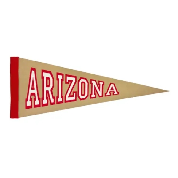 Boost brand visibility with this vibrant triangle pennant, crafted for bold... from ASI 92980 WOV-IN® / Universal Strap/Wov-In Line