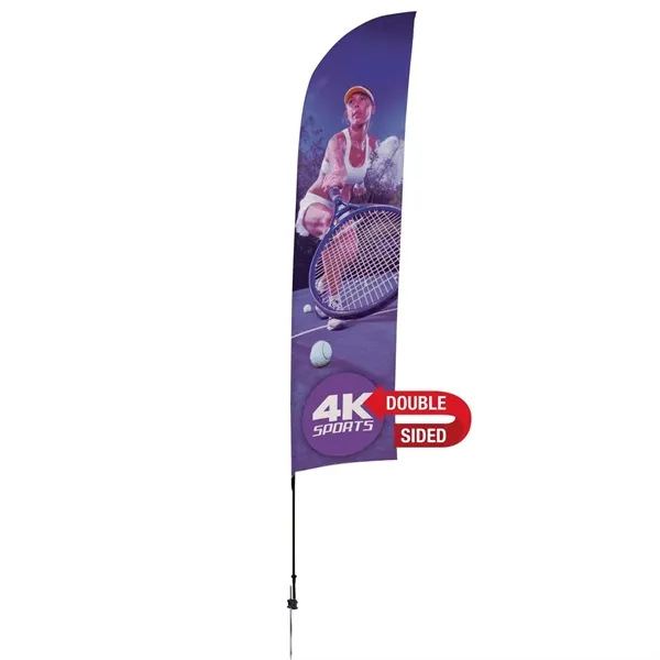 13' blade sail sign made of super poly knit fabric with... from ASI 87188 Showdown Displays