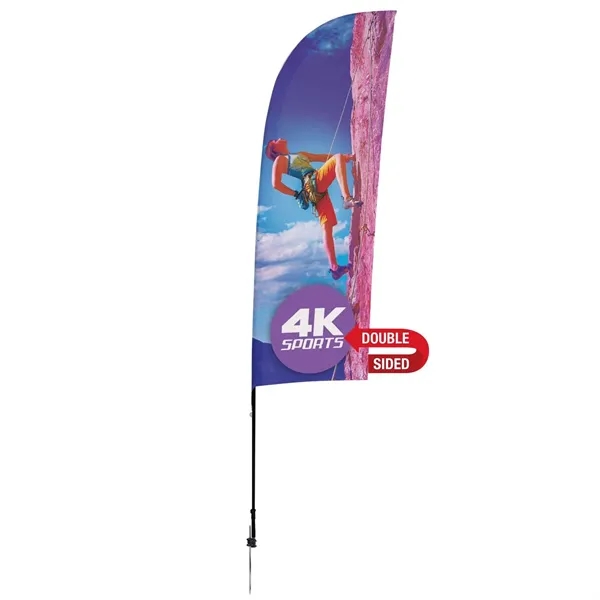 9' blade sail sign made of super poly knit fabric with... from ASI 87188 Showdown Displays