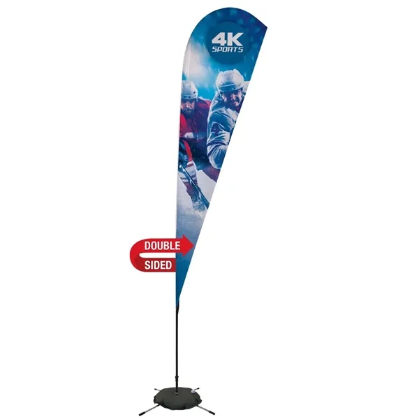 11.5' teardrop sail sign made of super poly knit fabric with... from ASI 87188 Showdown Displays