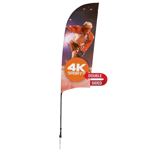 9' razor sail sign made of super poly knit fabric with... from ASI 87188 Showdown Displays