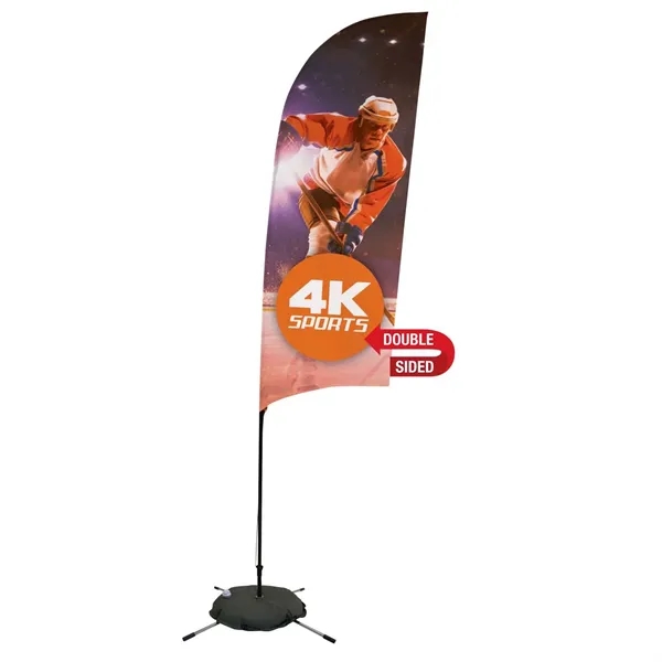 9' razor sail sign made of super poly knit fabric with... from ASI 87188 Showdown Displays