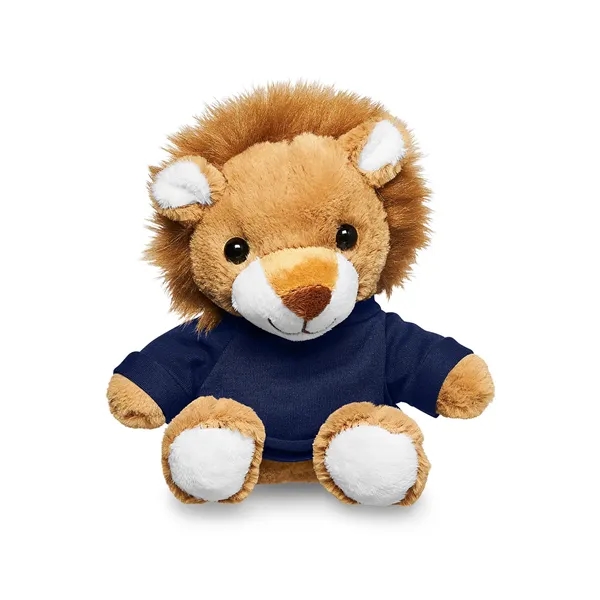 Adorable tan plush lion available in your choice of 9 t-shirt... from ASI 79530 Prime Line
