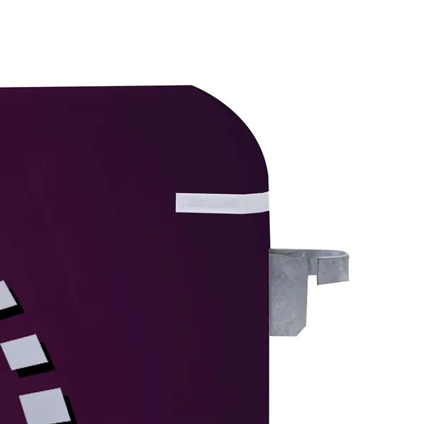 10' barricade cover made of opaque scrim vinyl with customization.... from ASI 87188 Showdown Displays