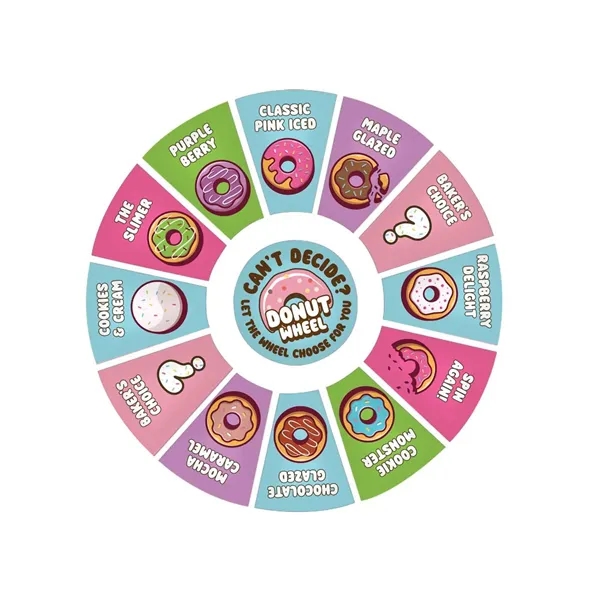 Replacement graphic inserts for the Spin 'N Win prize wheel.... from ASI 87188 Showdown Displays