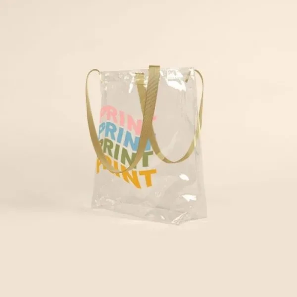 Vinyl tote with an exterior gusset that measures 16" x 15.5"... from ASI 74710 Numo