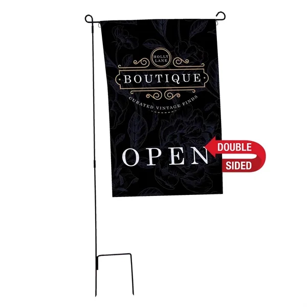 30" x 48" nylon garden flag with pole pocket, crossbar and... from ASI 87188 Showdown Displays