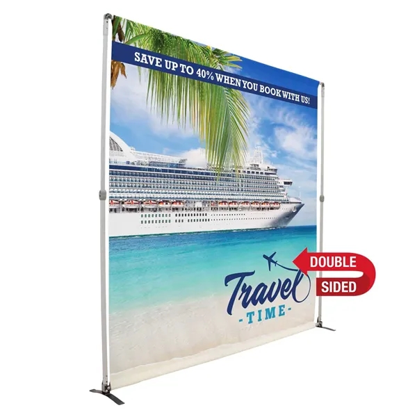 8' Bravo expanding display kit with single-sided, dye sublimated graphics.... from ASI 87188 Showdown Displays